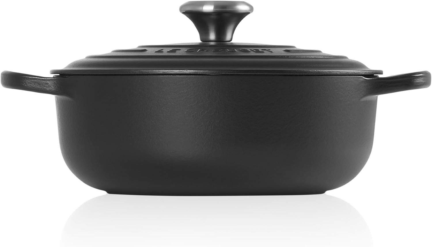 image:imageLe Creuset Enameled Cast Iron Signature Round Sauteuse 35 qt OliveLicorice