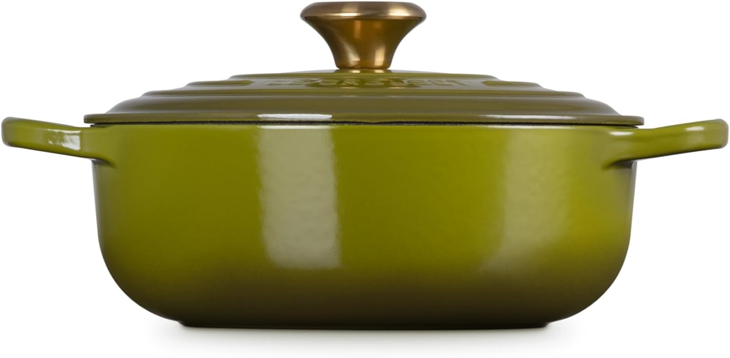 image:imageLe Creuset Enameled Cast Iron Signature Round Sauteuse 35 qt OliveOlive