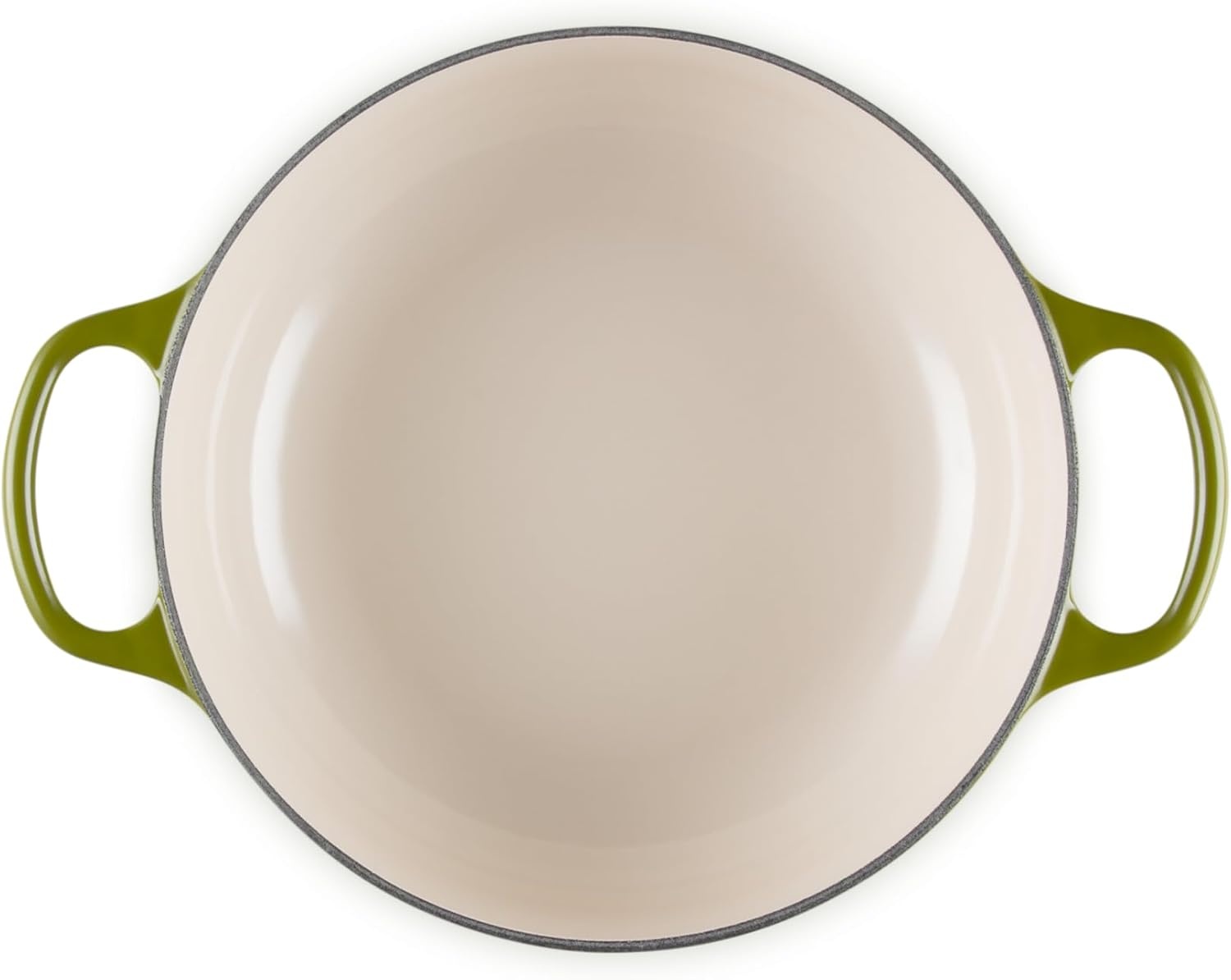 image:imageLe Creuset Enameled Cast Iron Signature Round Sauteuse 35 qt OliveOlive
