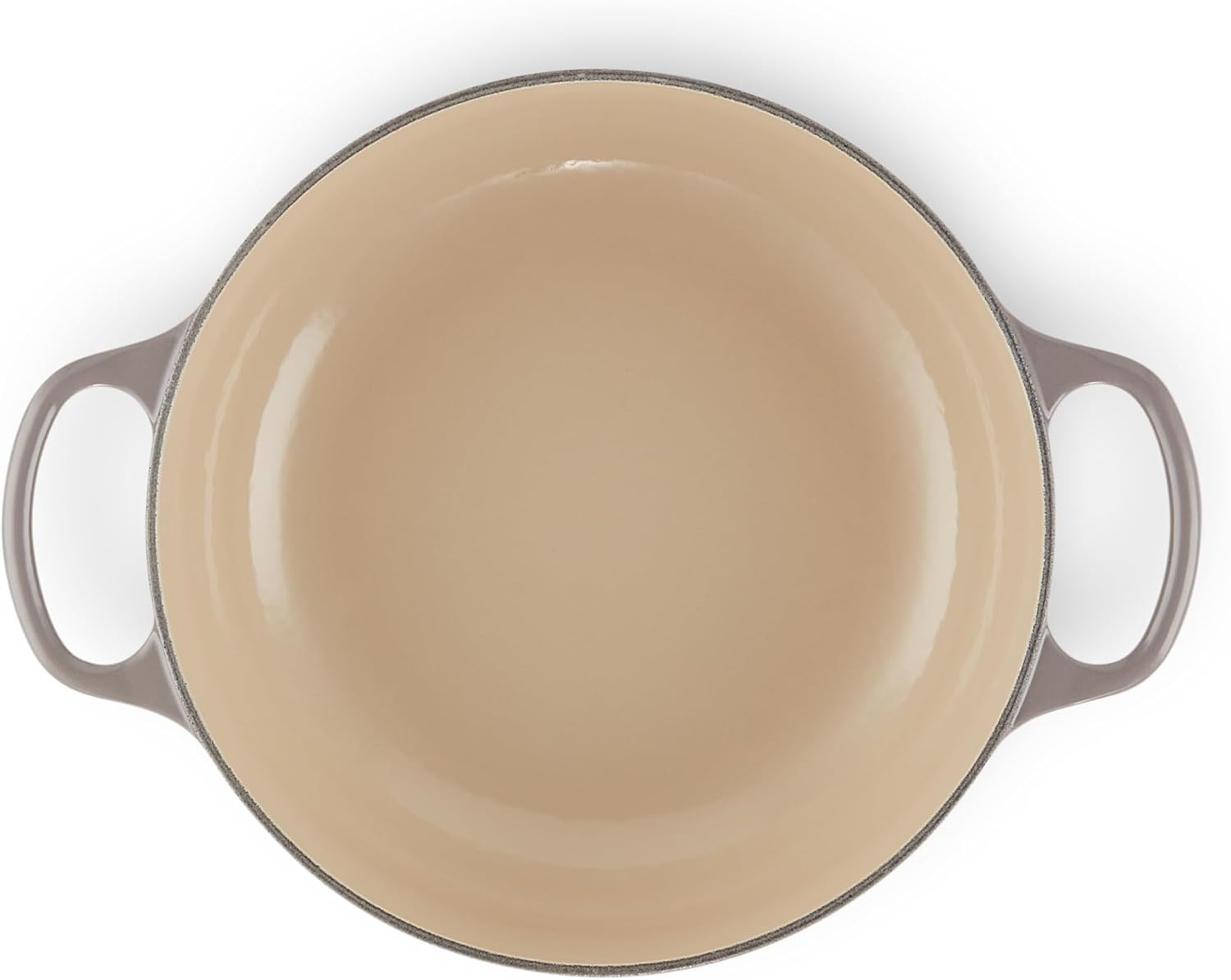 image:imageLe Creuset Enameled Cast Iron Signature Round Sauteuse 35 qt OliveOyster