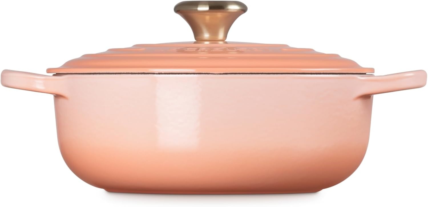 image:imageLe Creuset Enameled Cast Iron Signature Round Sauteuse 35 qt OlivePeche