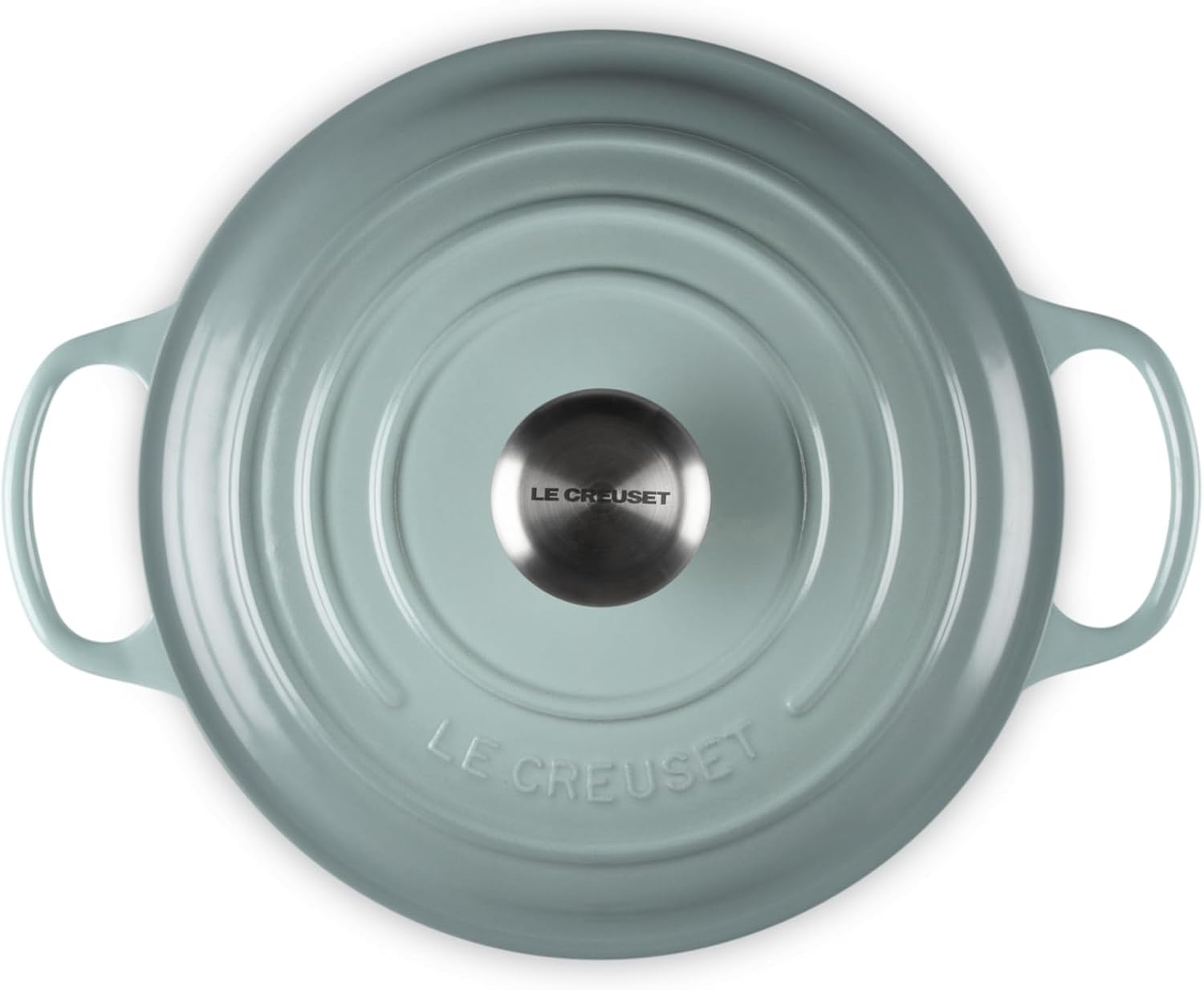 image:imageLe Creuset Enameled Cast Iron Signature Round Sauteuse 35 qt OliveSea Salt