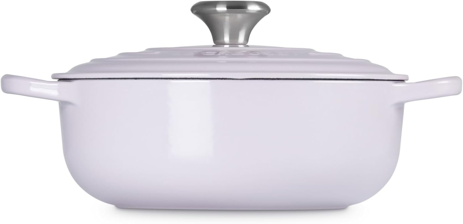 image:imageLe Creuset Enameled Cast Iron Signature Round Sauteuse 35 qt OliveShallot