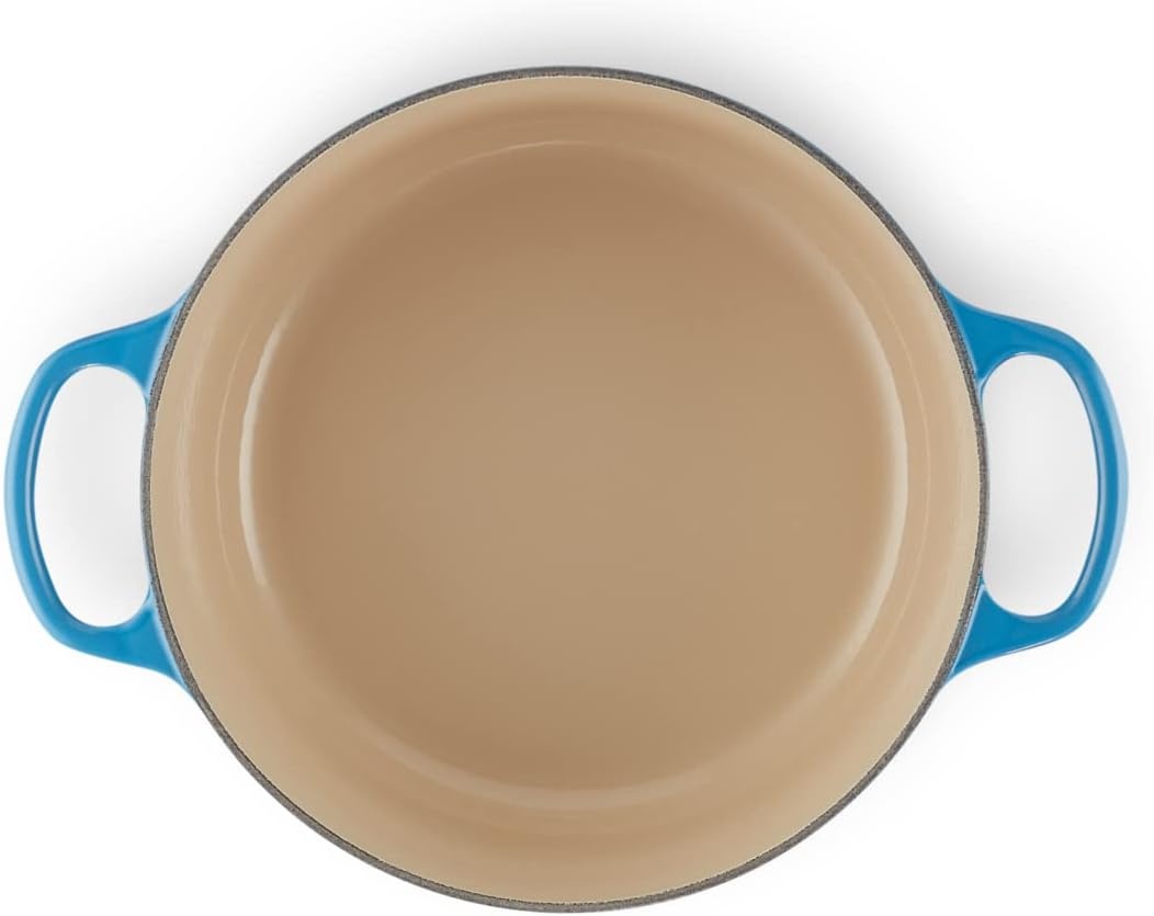 image:imageLe Creuset Signature Enamelled Cast Iron Round Casserole Dish With Lid 24 cm 42 Litre Azure 21177182202430Azure