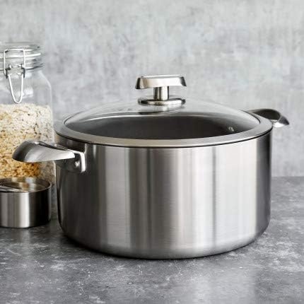 image:imageScanpan CS 75 QT Nonstick Dutch Oven Compatible with All Cooktops Induction Ready Metal Utensil Safe Oven Safe to 500F Dishwasher Safe