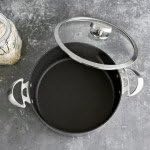 image:imageScanpan CS 75 QT Nonstick Dutch Oven Compatible with All Cooktops Induction Ready Metal Utensil Safe Oven Safe to 500F Dishwasher Safe