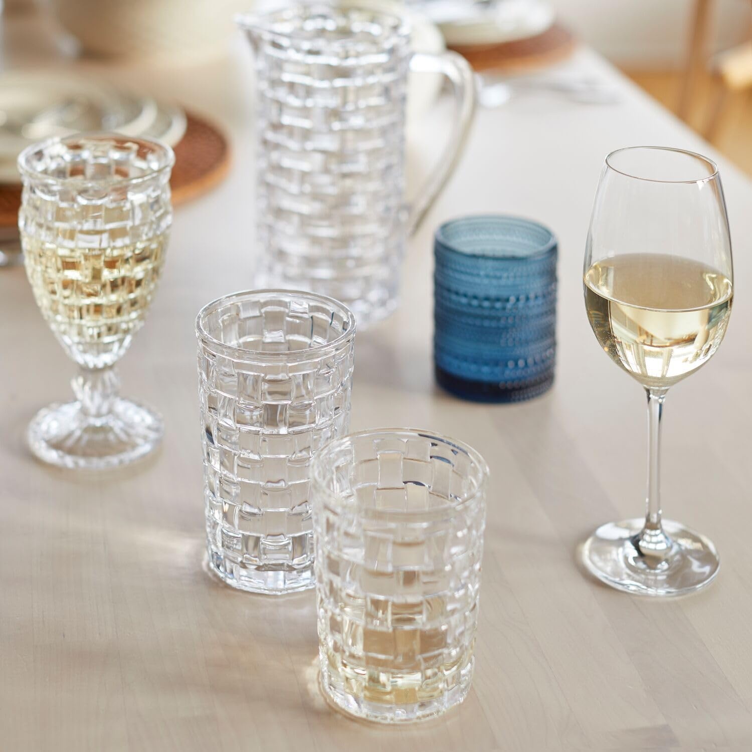 image:imageSur La Table Basketweave Pitcher Clear