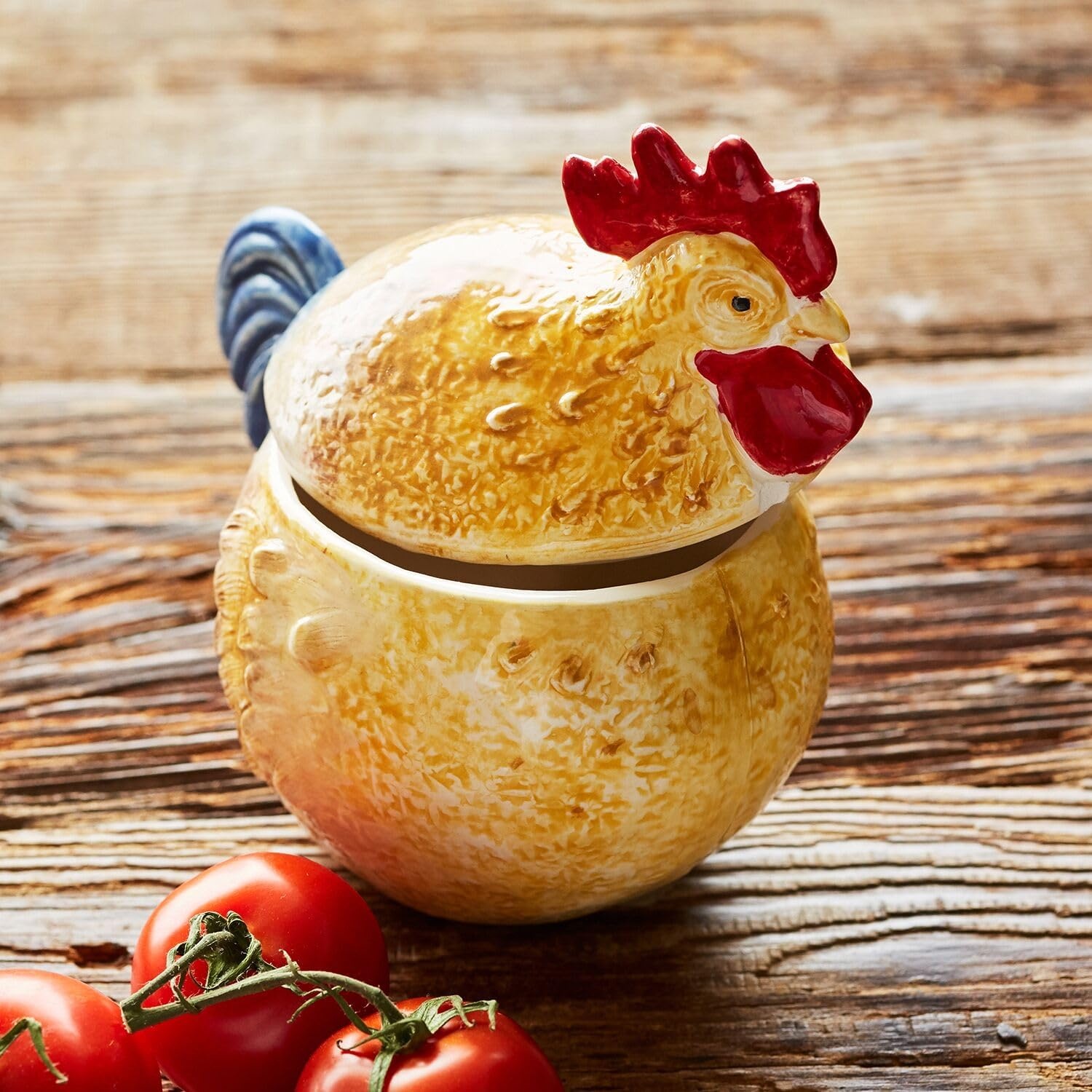 image:imageSur La Table Jacques Ppin Collection Figural Chicken Covered Bowl Yellow