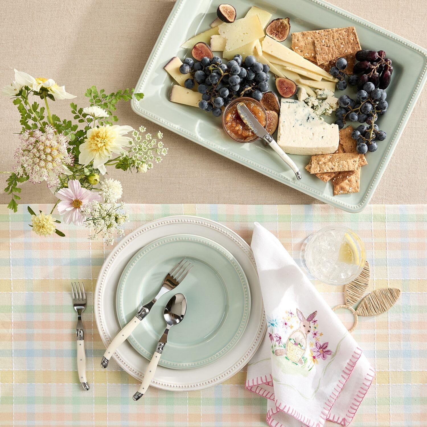 image:imageSur La Table Pearl Rectangular Platter Sea Salt