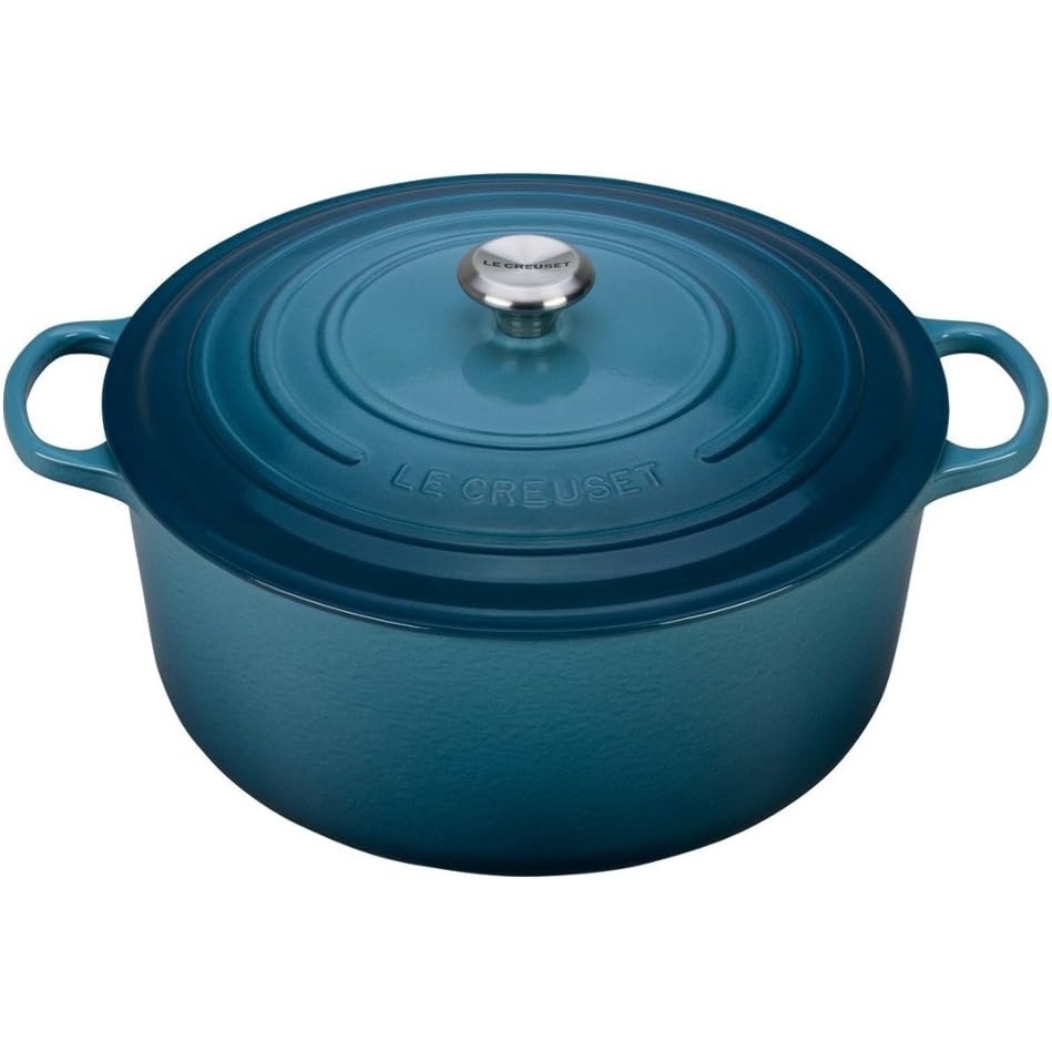 image:imageLe Creuset Enameled Cast Iron Signature Round Dutch Oven 1325 qt CeriseMarine