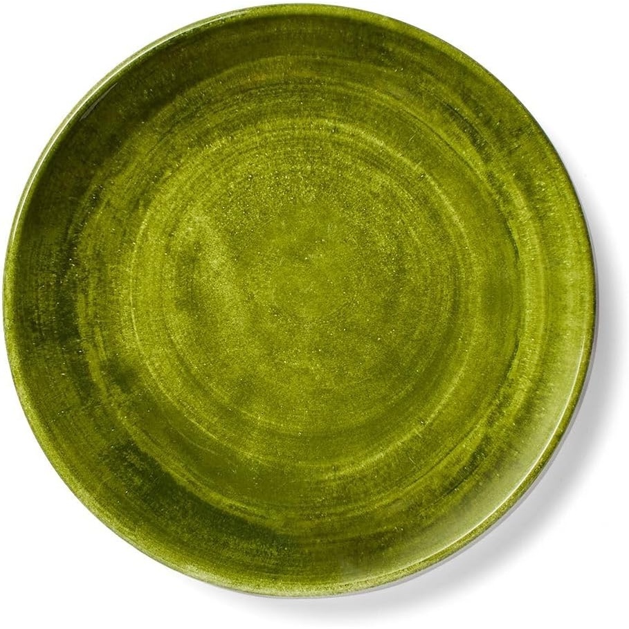 image:imageSur La Table Orchid Solid Green Melamine Dinner Plate