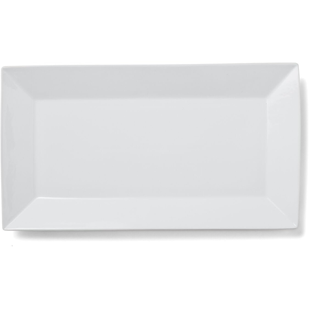 image:imageSur La Table White Rectangular Platter Large White Stoneware Platter for FamilyStyle Main Courses and Entertaining