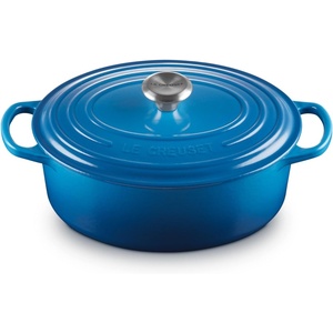 image:imageLe Creuset Enameled Cast Iron Signature Oval Dutch Oven 8 qt WhiteMarseille