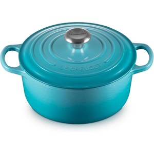 image:imageLe Creuset Enameled Cast Iron Signature Round Dutch Oven 725 qt ArtichautCaribbean