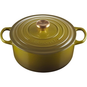 image:imageLe Creuset Enameled Cast Iron Signature Round Dutch Oven 725 qt ArtichautOlive
