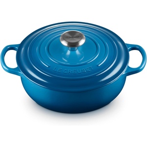image:imageLe Creuset Enameled Cast Iron Signature Round Sauteuse 35 qt OliveMarseille