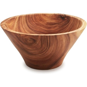 image:imageSur La Table Acacia Flared Serving Bowl Brown