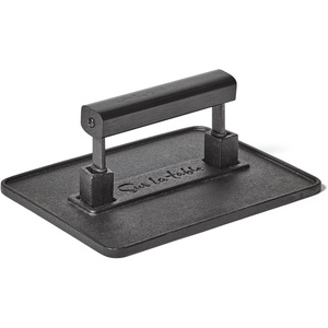 image:imageSur La Table XL Cast Iron Griddle Press Black