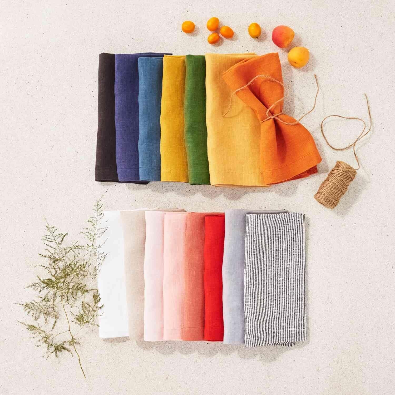 image:imageSur La Table Linen Napkins Set of 4 BlueDeep Teal