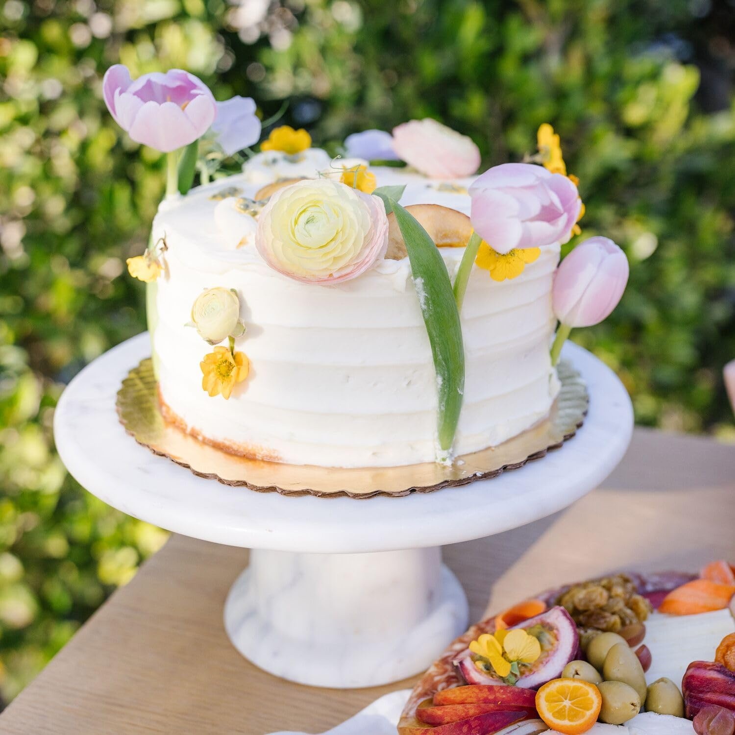 image:imageSur La Table Marble Cake Stand White