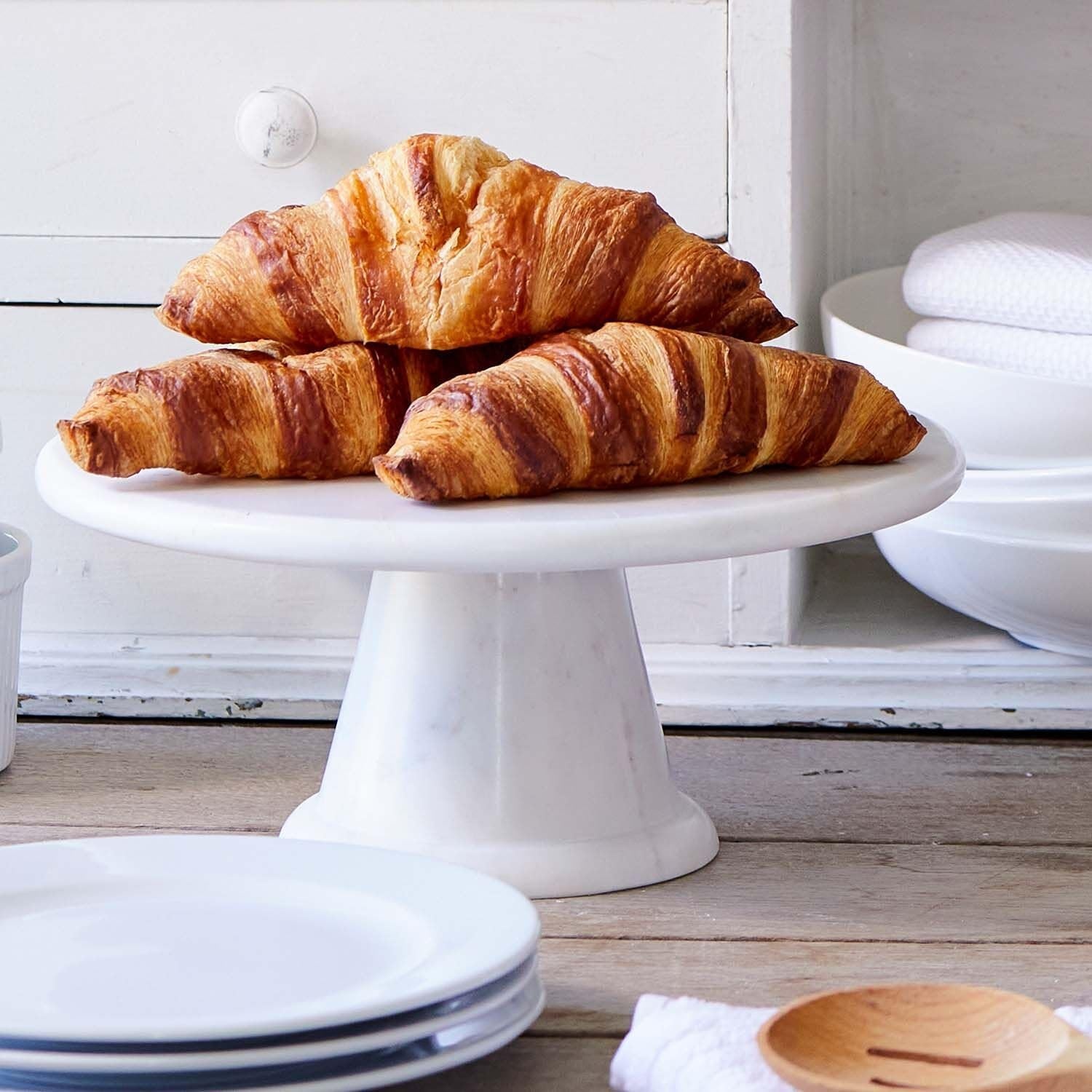 image:imageSur La Table Marble Cake Stand White