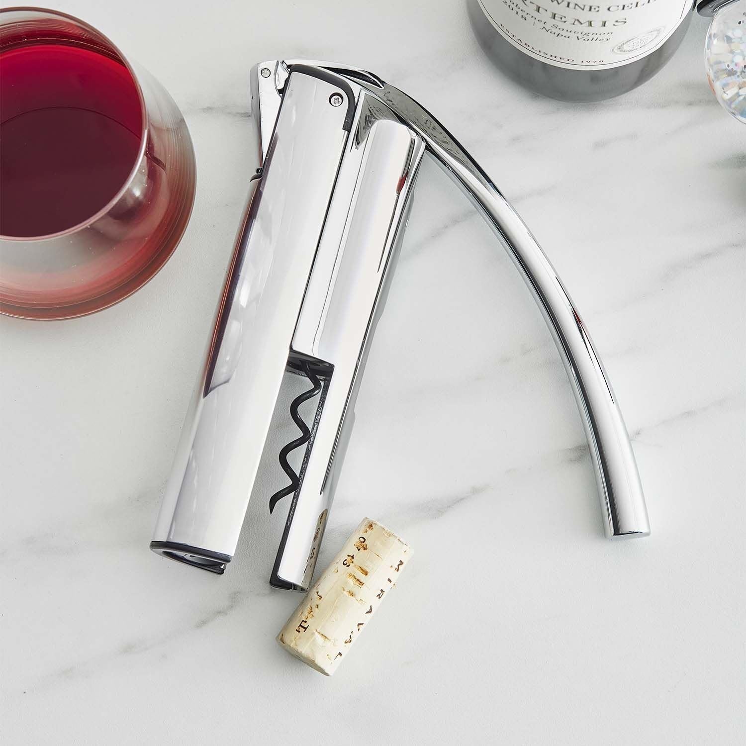 image:imageSur La Table Stainless Steel Lever Corkscrew Silver