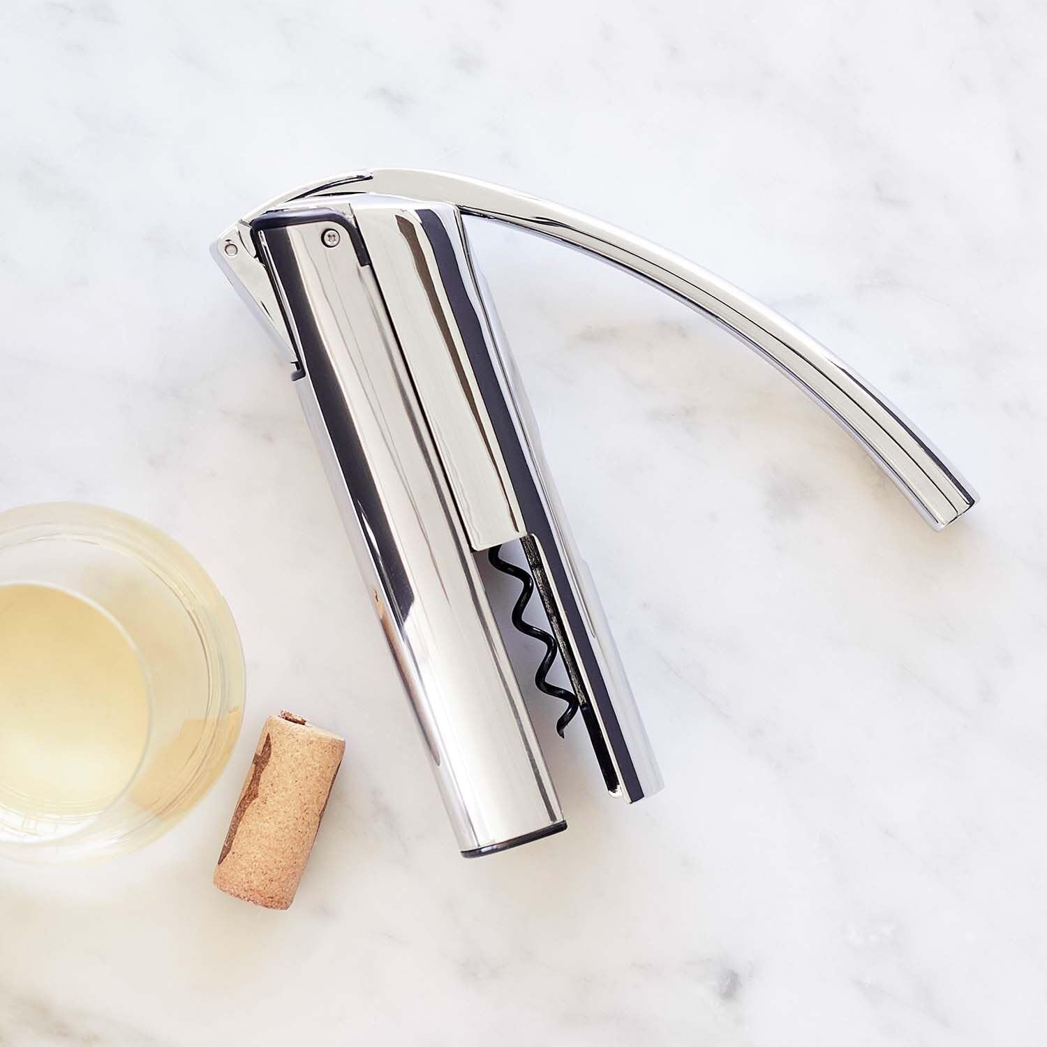 image:imageSur La Table Stainless Steel Lever Corkscrew Silver