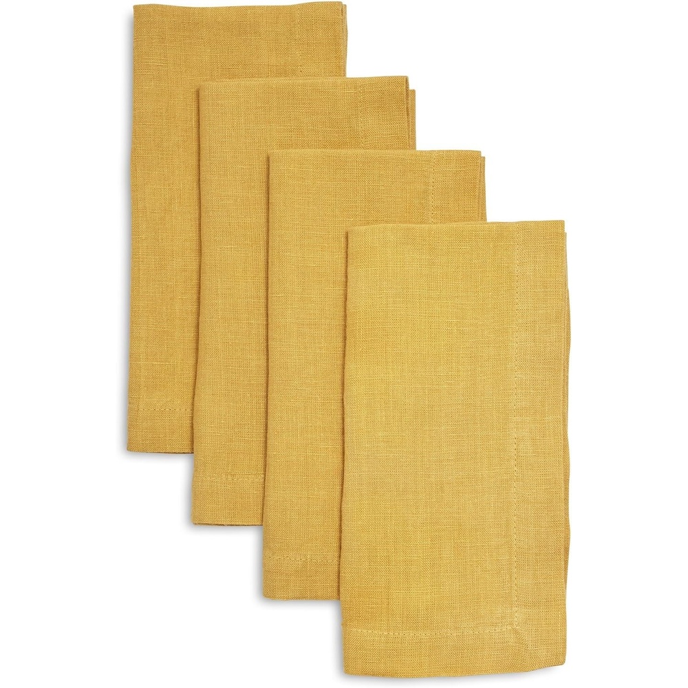 image:imageSur La Table Linen Napkins Set of 4 BlueExclusive Color Honey