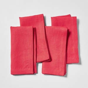 image:imageSur La Table Linen Napkins Set of 4 BlueRed