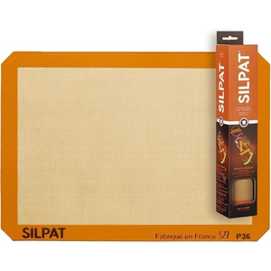 image:imageSilpat Premium NonStick Silicone Baking Mat Half Sheet Size 1158 x 1612 Orange165L x 116W